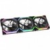 LIAN LI UNI Fan SL 120 Triple Pack Black ARGB Fan with Controller